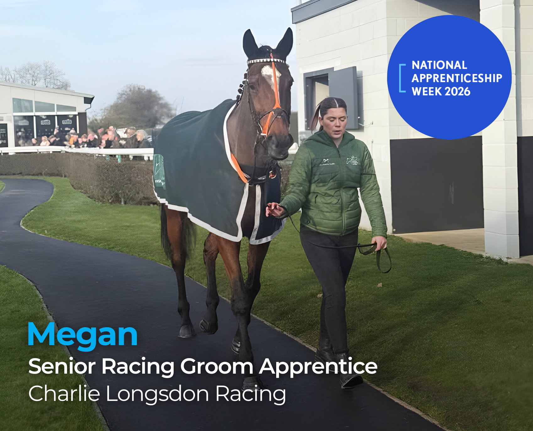 NAW2026: Megan’s Senior Racing Groom Story